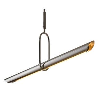 Oblong Calame Pendant Lamp by Jennifer Midoz For Sale