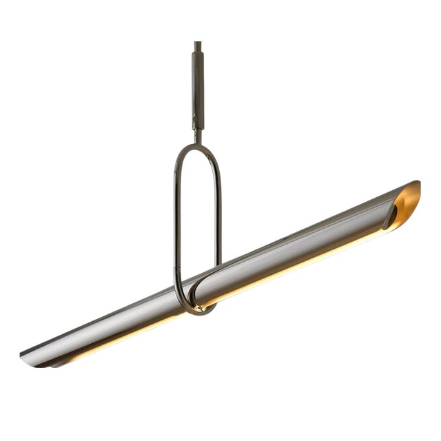 Oblong Calame Pendant Lamp by Jennifer Midoz For Sale