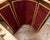 19th Century Napoleon III Style Three-Panel Painted Canvas Fireplace Screen For Sale - Image 14 of 15