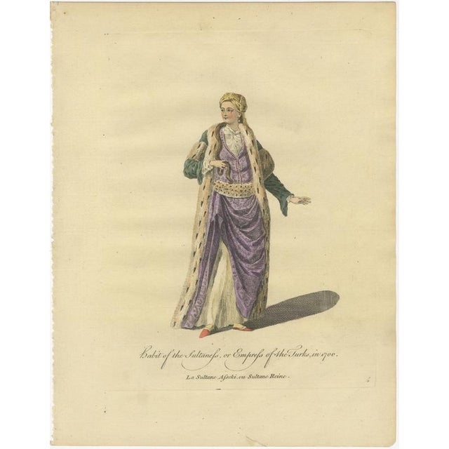 Thomas Jefferys, Ottoman Costumes, Hand-Colored Engravings, 1767, Set of 6 For Sale - Image 4 of 10