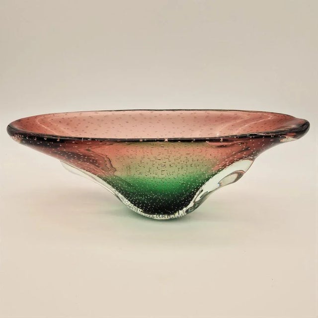 Mid-Century Italian Murano Glass Bowl, 1950s For Sale - Image 9 of 9