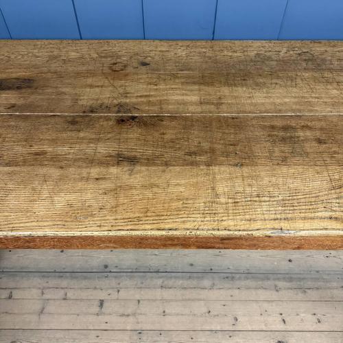 Brown German Oak Café Table For Sale - Image 8 of 18