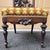 Pair of High Back 49" Side Chairs in Black Walnut Heavily Carved Black Forest Rococo Renaissance Revival For Sale - Image 4 of 17