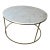 Anthropologie Leavenworth Oval Marble Coffee Table For Sale