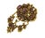 This beautiful antique brooch is crafted from 14k yellow gold featuring a long open design with milgrain and fine bead...