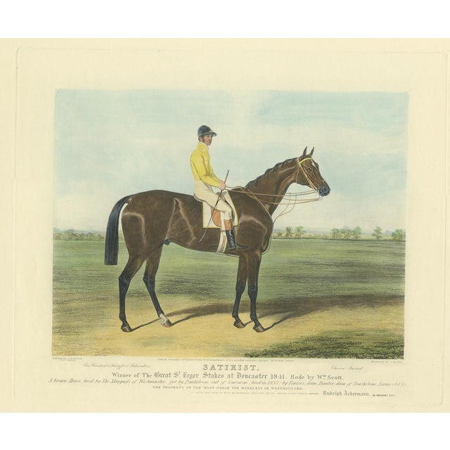 Winning Horse and Jockey, 1841, Print For Sale