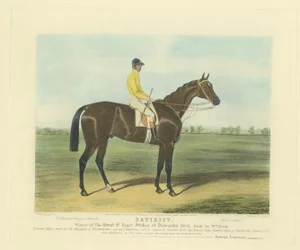 Winning Horse and Jockey, 1841, Print