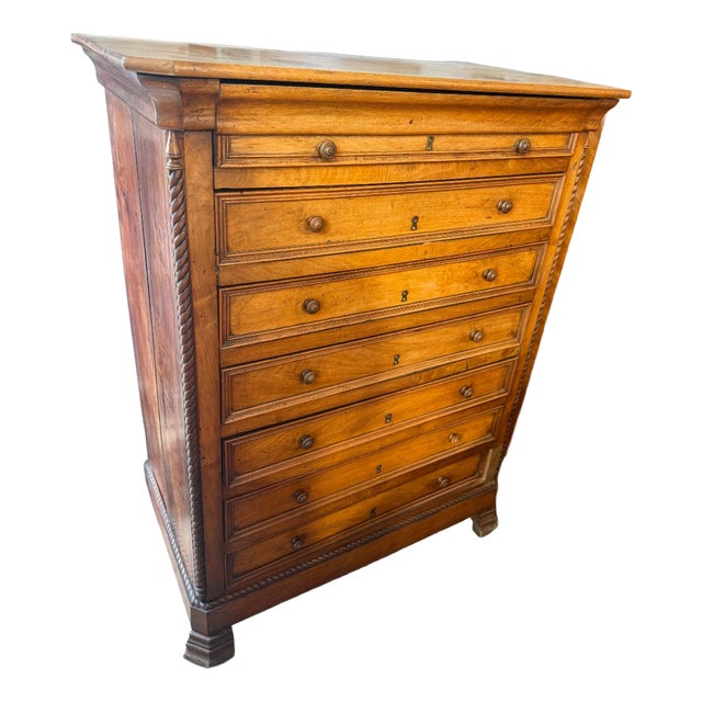 Louis-Philippe Cherrywood Chest of Drawers, 1840 For Sale