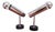 Tubular Chromed Metal Articulated Wall Lights by Staff Leuchten, Germany, 1970, Set of 2 For Sale