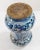 17th Century Italian Blue and White Majolica Maiolica Faience Albarello Drug Jar For Sale - Image 11 of 12