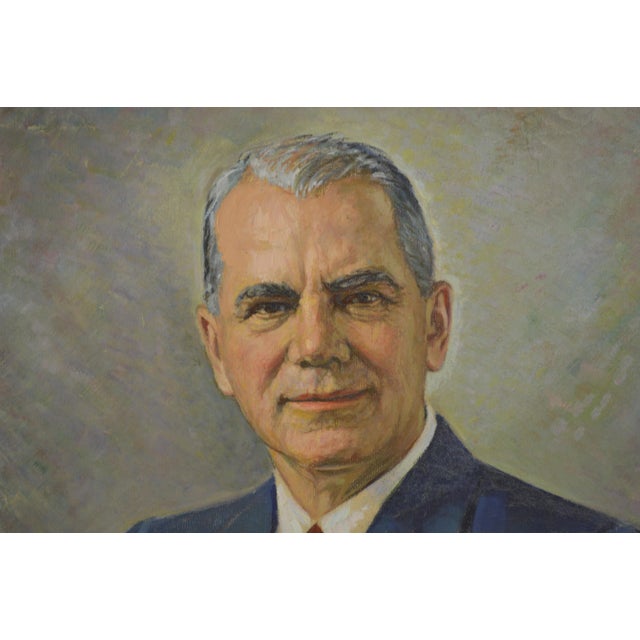 Realism Joseph Margulies Portrait Painting Signed For Sale - Image 3 of 4