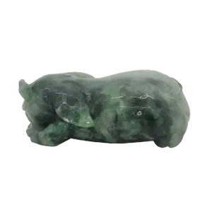 Jade Pendant With Chinese Lucky Zodiac Pig Figure