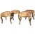 Giltwood Stools, Italy, 19th-Century, Set of 4 For Sale - Image 9 of 9