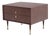 Edmond J. Spence Large Square Two Drawer Cabinet End Table Nightstand Stand For Sale