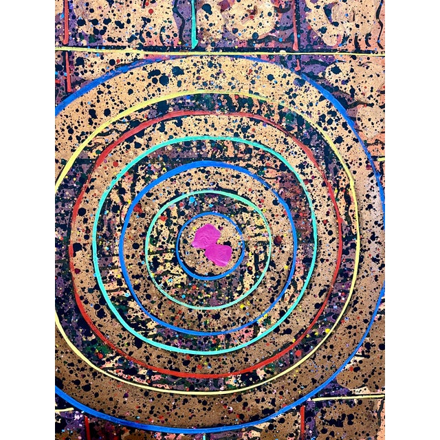 MIng Wang, Chinese American Abstract Expressionist Zen Space Painting WangMing Color School, 1982 For Sale - Image 12 of 18