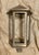 Vintage Handmade Outdoor Lanntern Sconce Brass and Copper 29” tall 7” deep 13” wide good condition