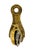 Vintage Allied Brass Brass Snail Memo Clip & Wall Note Holder on Leaf Base – Hollywood Regency / Naturalistic For Sale In Houston - Image 6 of 11