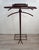 Leather Sheathed Bedroom Valet attributed to Jacques Adnet, 1950s For Sale - Image 3 of 15