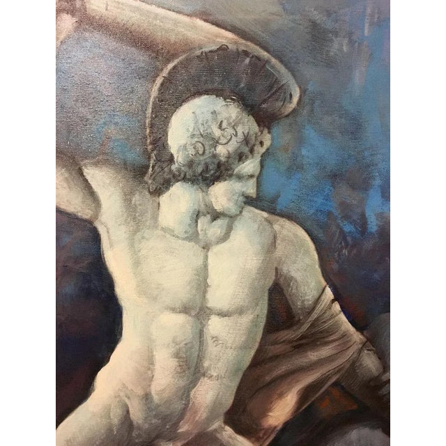 Warrior - Oil on Canvas, in Flawless conditions. Designed from 2000