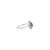 Green VRJewels 14k Gold Emerald Diamond Double Halo Vintage Engagement Ring Size 8 For Sale - Image 8 of 16