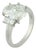 Mid 20th Century Gia 3.01 Carat Oval Cut Diamond Platinum Engagement Ring, Size 6 For Sale
