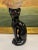 Mid-Century Halloween Decor Ceramic Black Cat. For Sale In Charleston - Image 6 of 7
