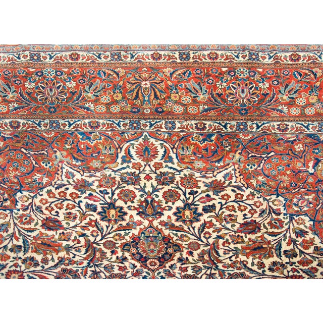Early 20th Century Persian Kashan Rug For Sale - Image 14 of 14