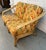 Late 20th Century Vintage Floral Bentwood and Rattan Loveseat For Sale - Image 5 of 7