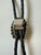 Metal Vintage Navajo Sterling Silver and Turquoise Bolo Tie Signed Ap For Sale - Image 7 of 7