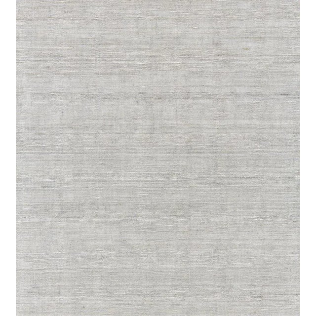 The House of Scalamandré Tussah Sheer Fabric, Fog For Sale