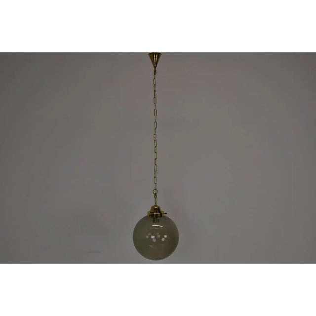 Mid-Century Glass Pendant from Kamenicky Senov, 1960s For Sale - Image 12 of 13