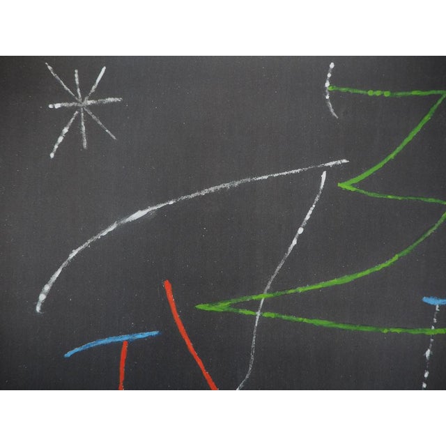 After Joan Miro, In the Garden Under the Stars, 1958, Lithograph For Sale - Image 4 of 6