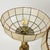 Vintage Statement Table Lamp Featuring Gold Guan Yin Figure and Capiz Shell Globe Shade For Sale - Image 16 of 17