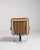 Metal 1960-1969 Germany Warm Tan Leather Chrome-Frame Swivel Chair For Sale - Image 7 of 11