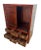 Wood 1990s Japanese Tansu Style Chest Cabinet Stacking Six Drawers Pull Out Armoire Shelf For Sale - Image 7 of 16
