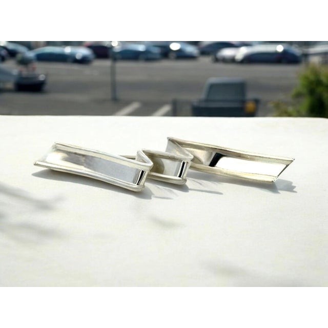 Late 20th Century Late 20th Century Tiffany & Co Estate Wave Brooch Sterling Silver For Sale - Image 5 of 13