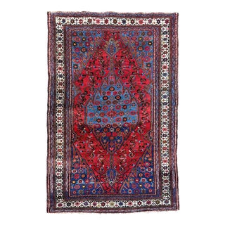 Antique Hamadan Rug, 1920s For Sale