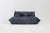 Vintage Togo Two-Seater Sofa in Blue Leather by Michel Ducaroy for Ligne Roset, 1990s For Sale - Image 10 of 10