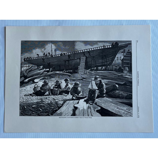 Paper Winslow Homer 1873-1874. Famous Wood Engravings For Sale - Image 7 of 12