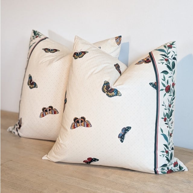 Not Yet Made - Made To Order Decors Barbares Papillons Tchekhonine Pillows - Pair For Sale - Image 5 of 9
