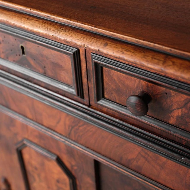 Brown Late 19th Century French Walnut Buffet (A) For Sale - Image 8 of 12
