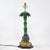 Pair of Vintage Hand-Painted Chinoiserie Tole Palm Tree and Figurine Table Lamps For Sale In New York - Image 6 of 12