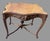 French Antique French Louis XV Style Marble Top Carved Walnut Center Side Ta For Sale - Image 3 of 7