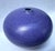 Here we have a beautiful wisteria with black accents glazed vase , wheel turned and a small opening , signed on base ,...