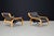 Woodline Lounge Chairs attributed to Marco Zanuso for Arflex, Italy, 1960s, Set of 2 For Sale - Image 9 of 11