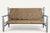 Vintage Bench in Braided Rope and Painted Wood, 1950s For Sale - Image 4 of 18