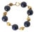 Bracelet with Beads in 19.2k Gold For Sale