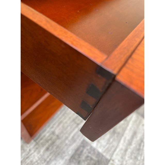 A Pair of Walnut Nightstands by Ralph Lauren Modern Hollywood Home Collection For Sale - Image 13 of 17
