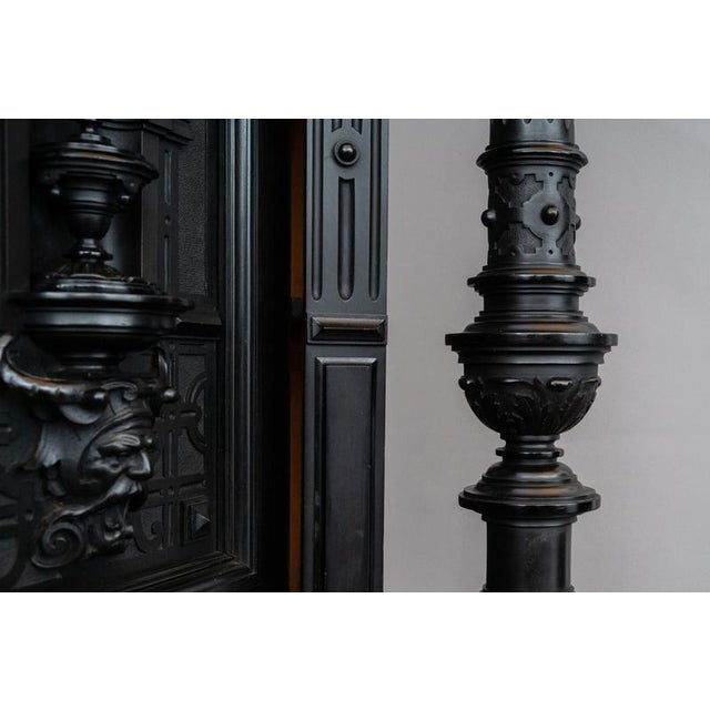 Gründerzeit Sideboard in Black, 1800s For Sale - Image 14 of 18