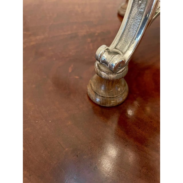 Victorian French Silver-Plated Tea Urn by Risler and Carré For Sale - Image 6 of 14